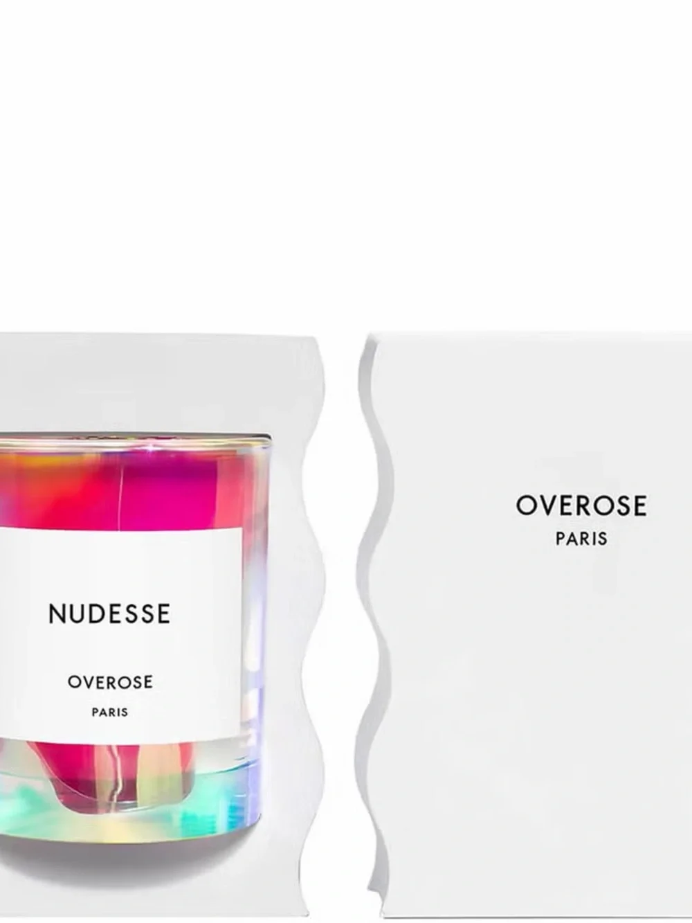 NWT Sealed - Overose Nudesse Holographic Candle 8.4 oz / 240g